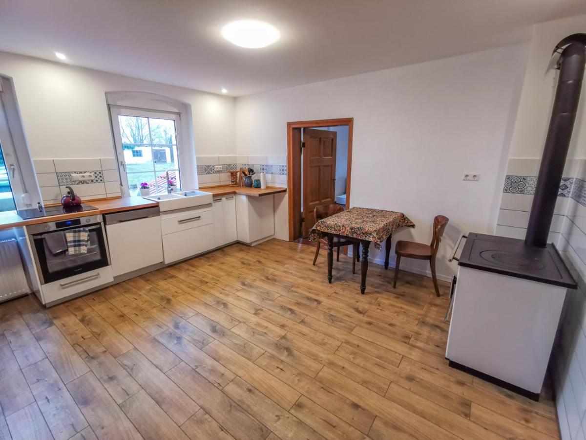 Apartment In Herrenhaus Gross Pinnow Exteriör bild